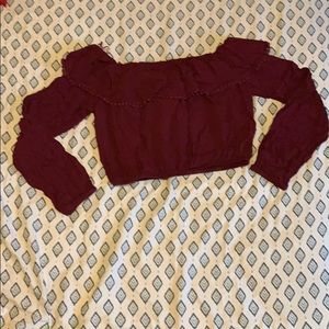 Off the shoulder shirt